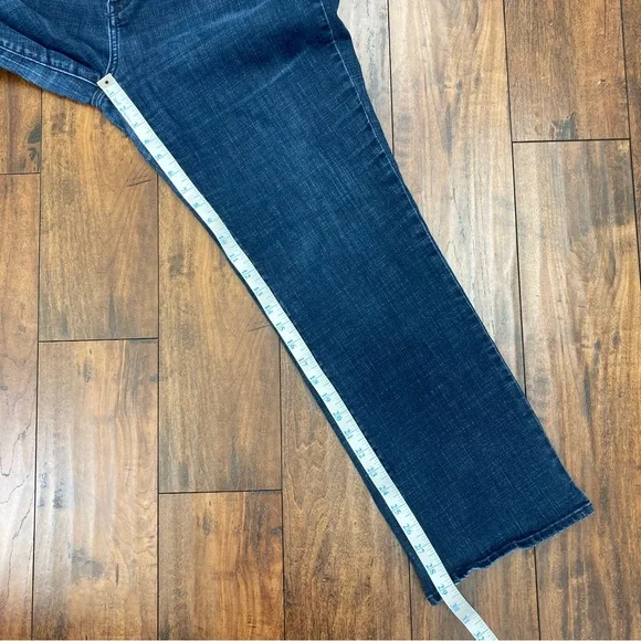 Levi's 505 Straight Leg Dark Blue Jeans Women's Size 34x30 Red Tab. - Picture 3 of 13